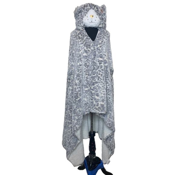 Women reversible hooded Plush wrap one size fits most - Picture 1 of 11